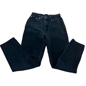 Levis High Waisted Black Jeans